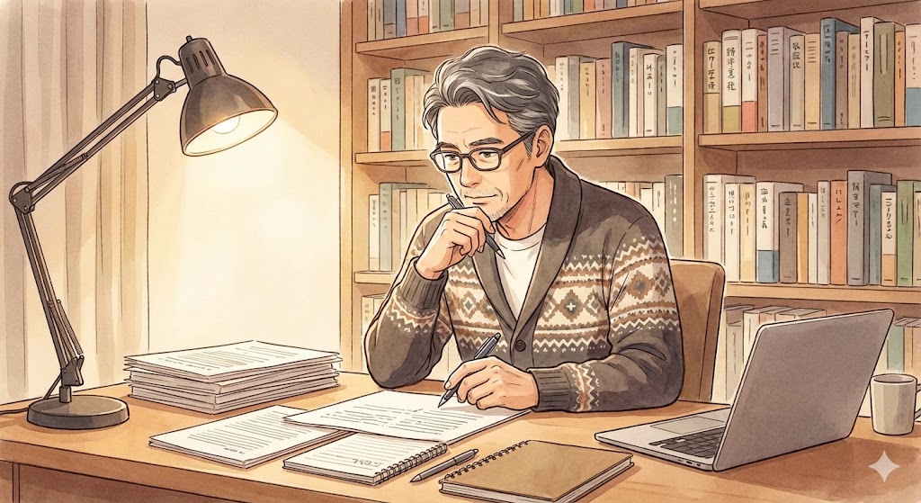 たとえば、58歳で放送作家として27年間走り続けてきた方がいるとします。