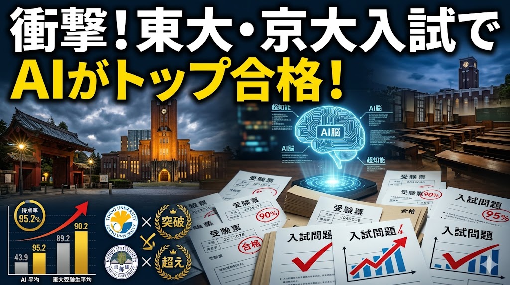 ChatGPTが東大・京大に首席合格|AI時代を生き抜くビジネス英語教材