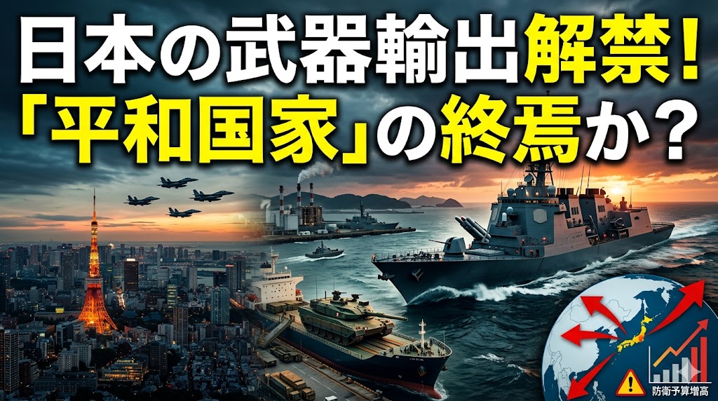 高市政権・武器輸出解禁で学ぶビジネス英語|政策転換を30秒で説明する実践教材
