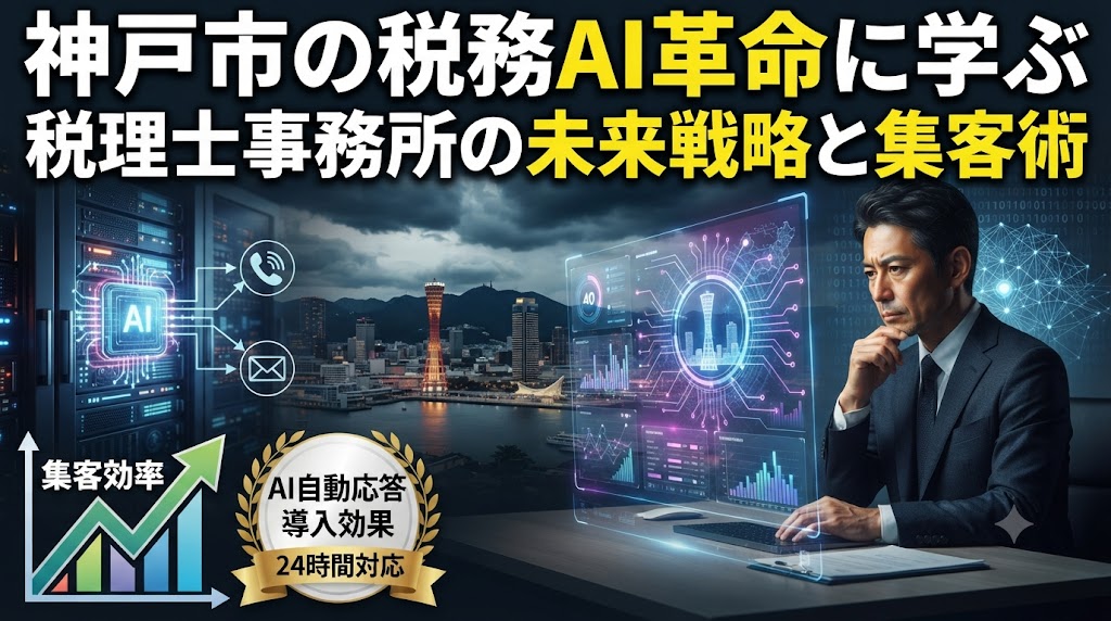 神戸市の税務電話AI自動応答に学ぶ税理士事務所の一次対応と集客効率化