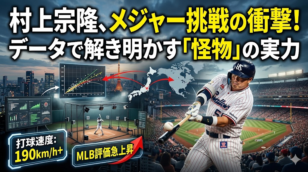村上宗隆のMLB衝撃デビューで学ぶ!データ分析と人材評価のビジネス英語
