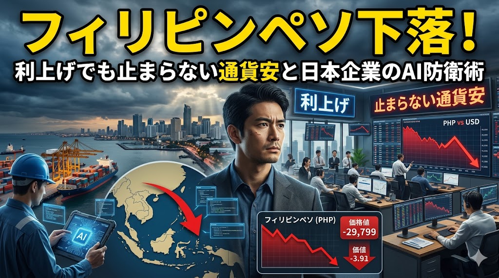ペソ安と原油高に備える:日本企業がAIで強化する為替・コスト管理術