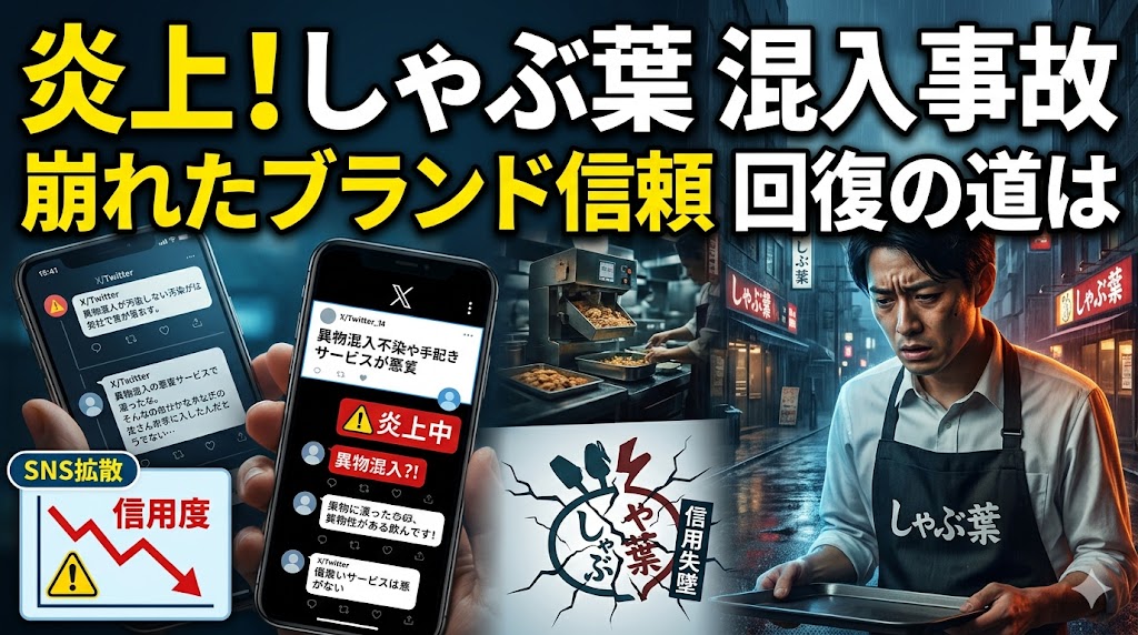 「ステルス豚肉」炎上から学ぶ危機管理英語|しゃぶ葉事例で品質管理を語るビジネス英語教材
