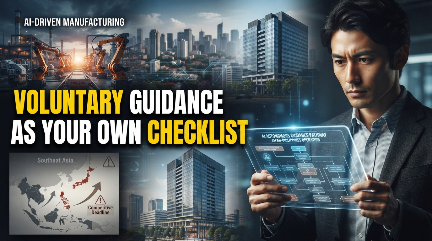 The Neighbour Published It First: Turning Voluntary Agentic AI Guidance Into Your Own Checklist|Case Study for Japanese Companies in the Philippines